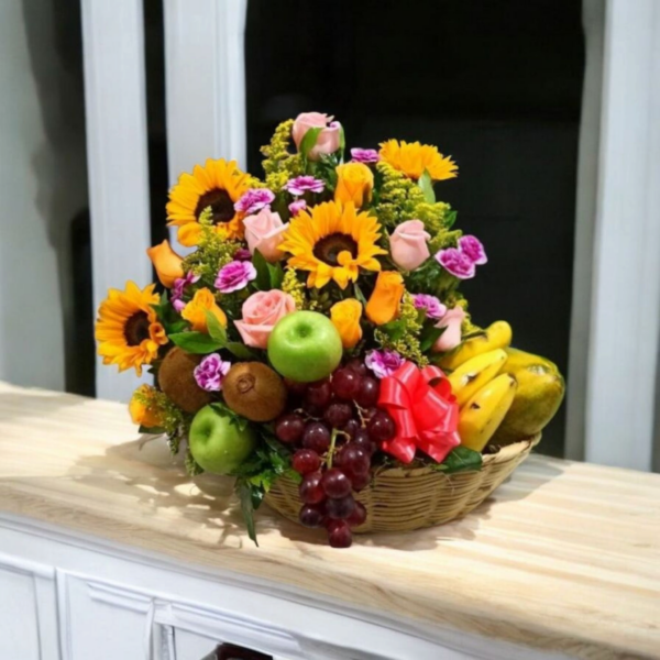 Flores y frutas